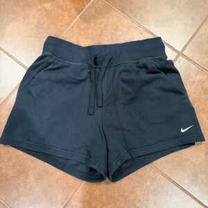 Nike Women's Black Dri-FIT Get Fit French Terry Training Shorts
